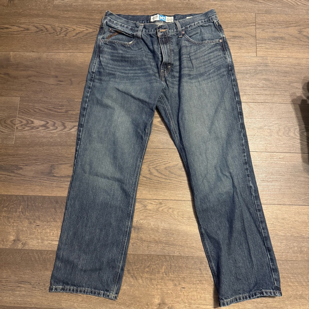 Ariat Blue Bootcut Jeans with Faded Wash